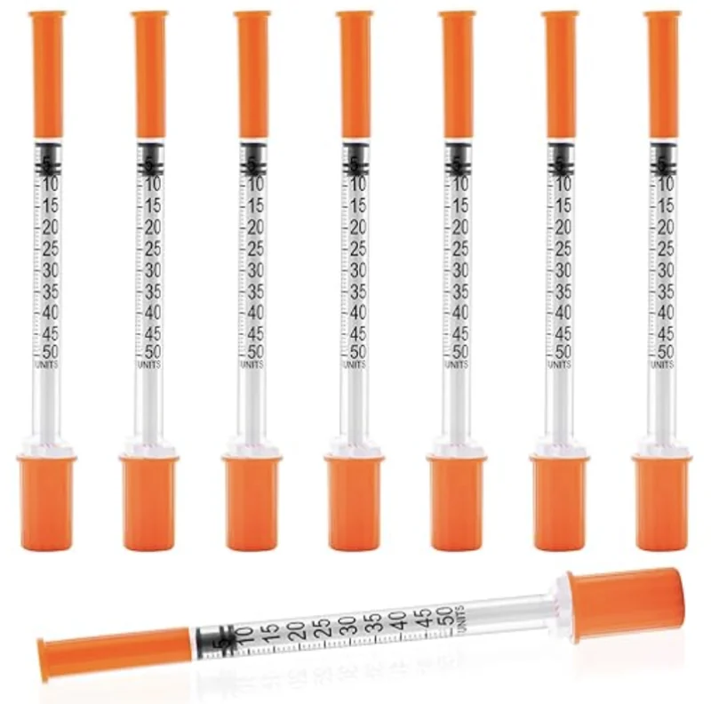 31g 5/16 Inch (8mm) 0.5cc Insulin Syringes